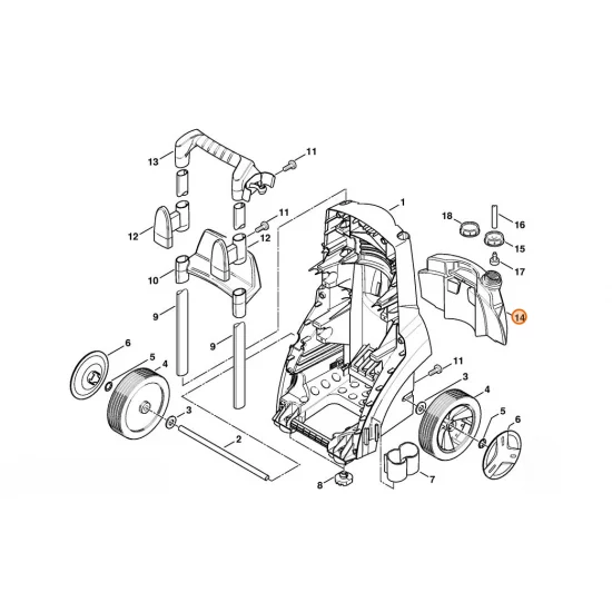 Stihl  Pojemnik 4757 701 0800